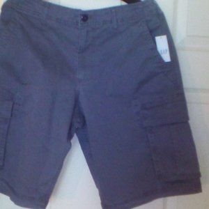 Mens Gray Shorts ( Size 33 )